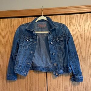 Girls Cropped Denim Jacket
